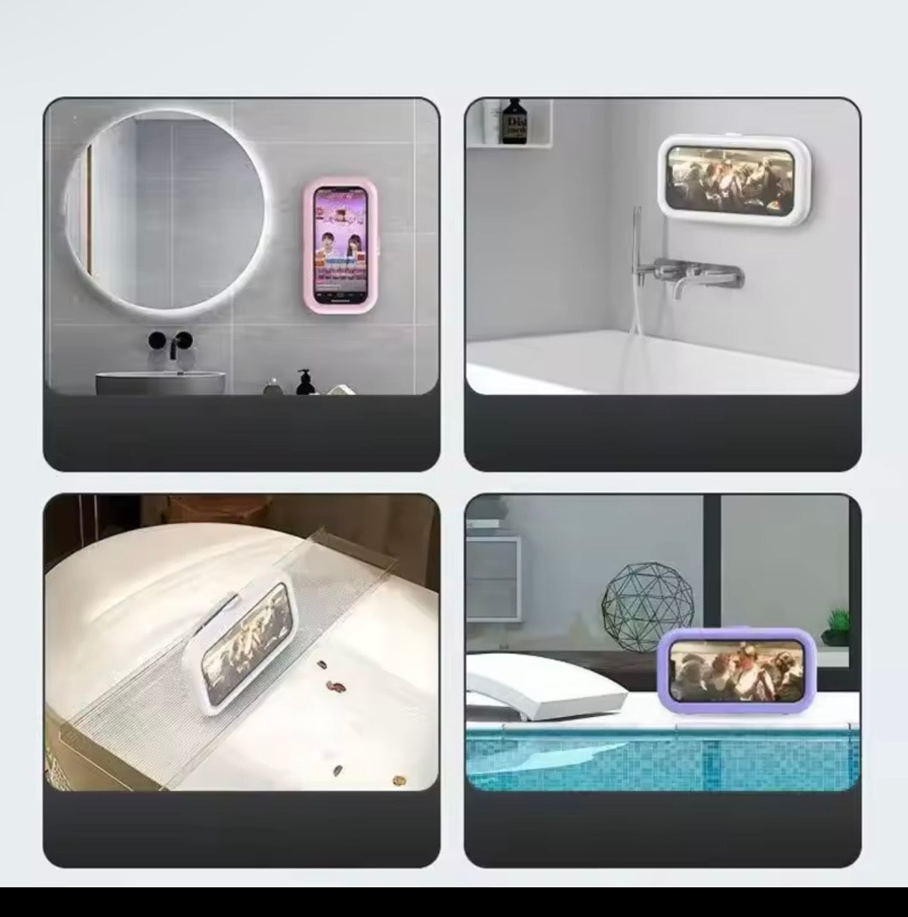 Soporte impermeable para celular